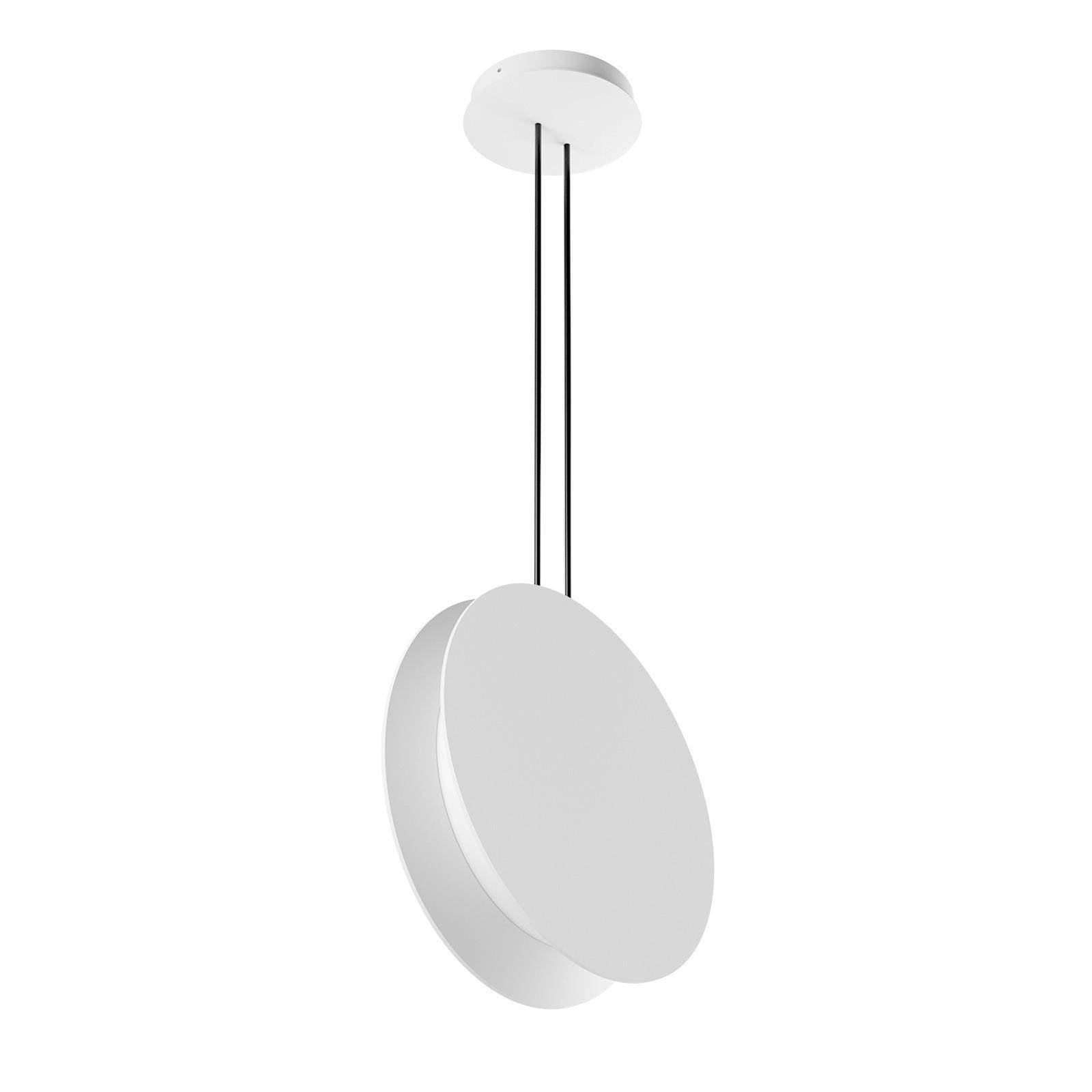 LED-Hängeleuchte Yo-Yo, weiß, 2.700 K, Alu, PMMA, dimmbar