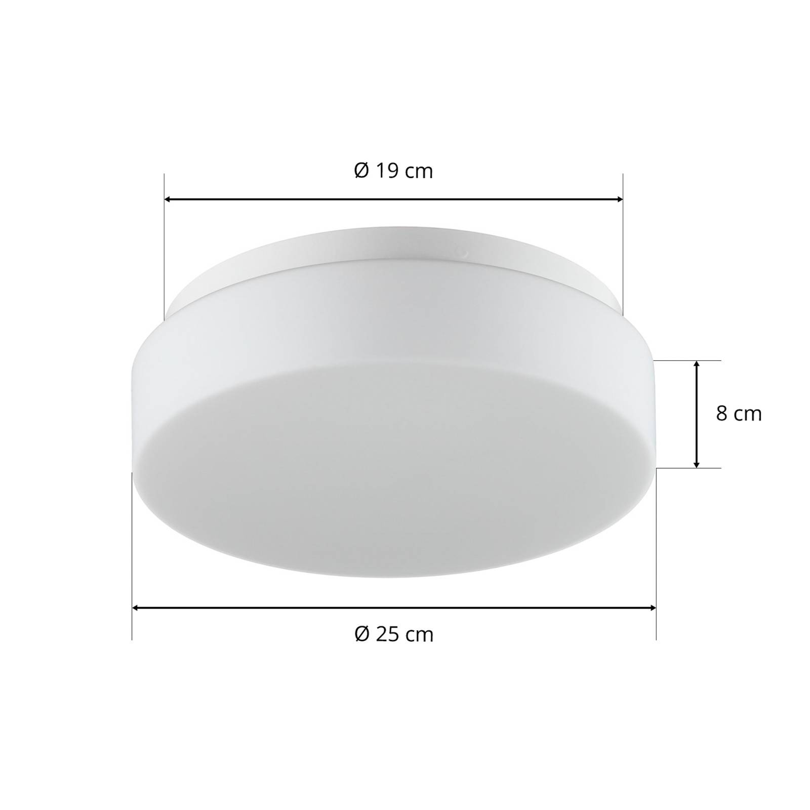 Bega 50078 lampa sufitowa LED DALI 3000K Ø25cm