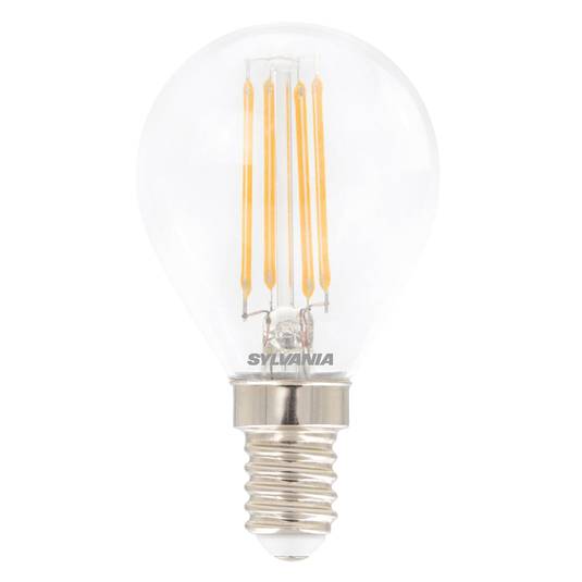 LED kapljična lampa E14 ToLEDo 4.5W 827 prozirna prigušiva