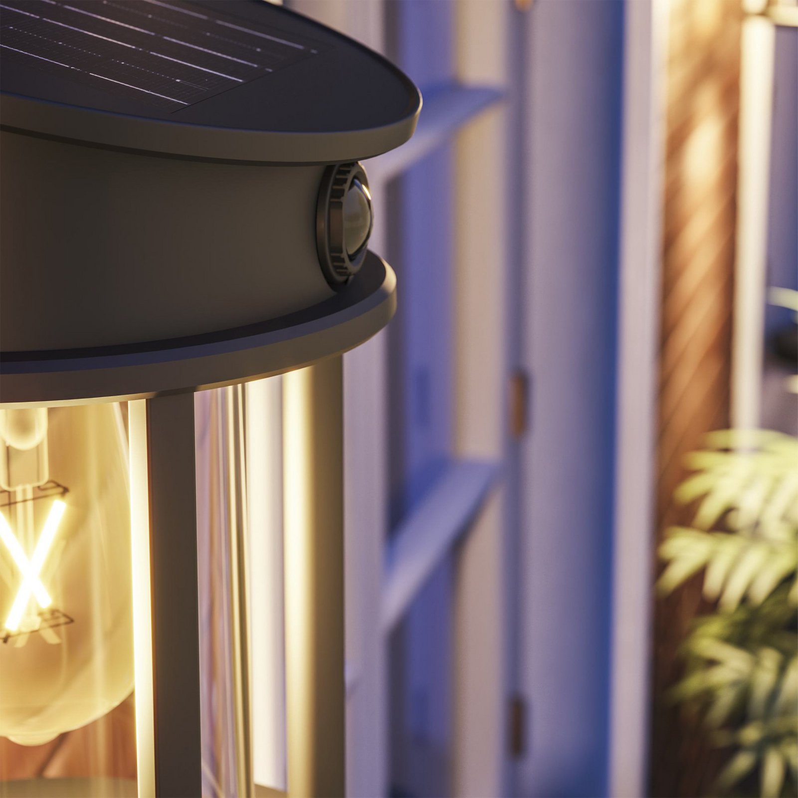 Philips LED-ulkoseinälamppu Geri UE Sensor, pyöreä, IP44