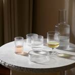 ferm LIVING Bol de service Ripple, transparent, Ø 12,2 cm, set de 4 pièces