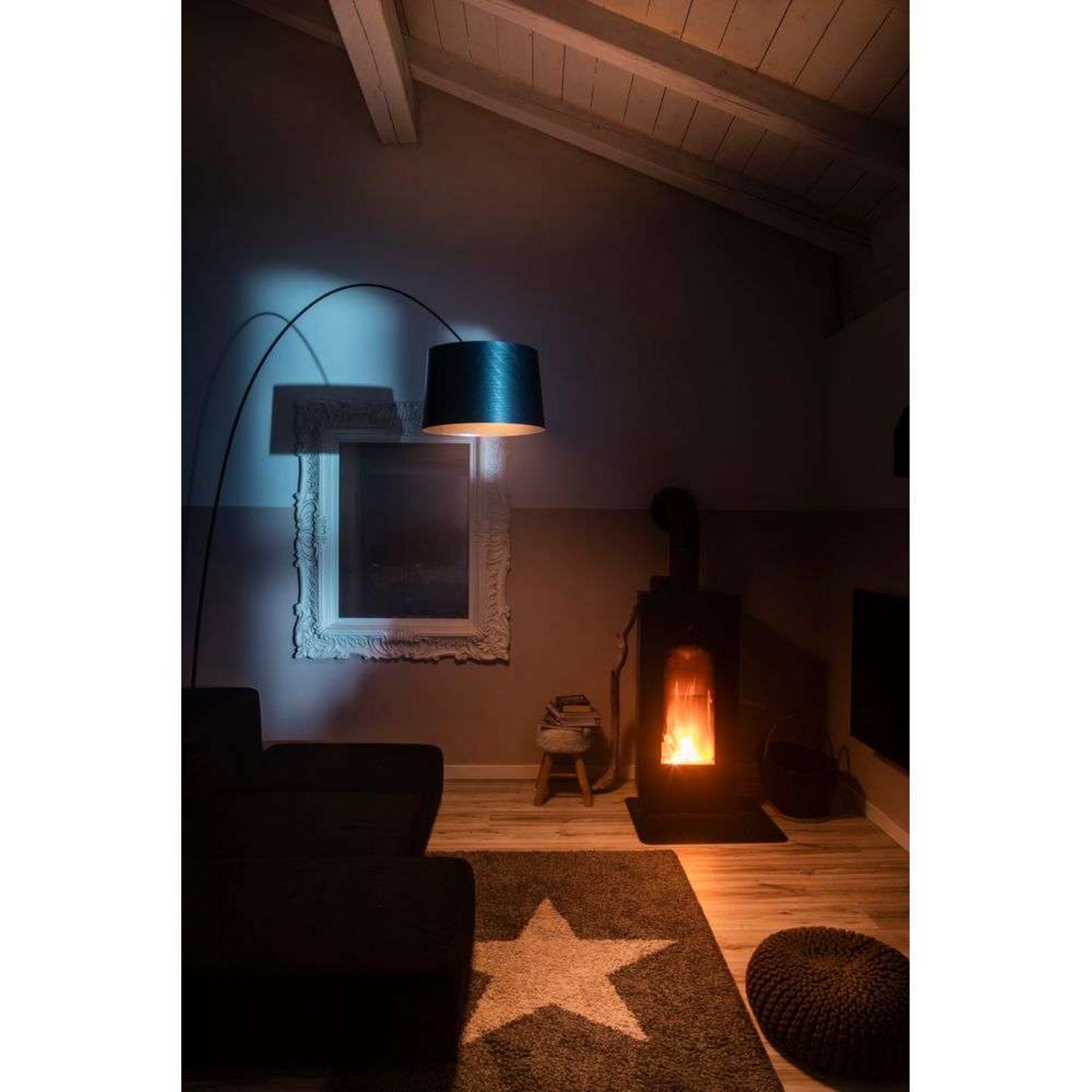 Twiggy Elle Lampadar My LIght Black - Foscarini