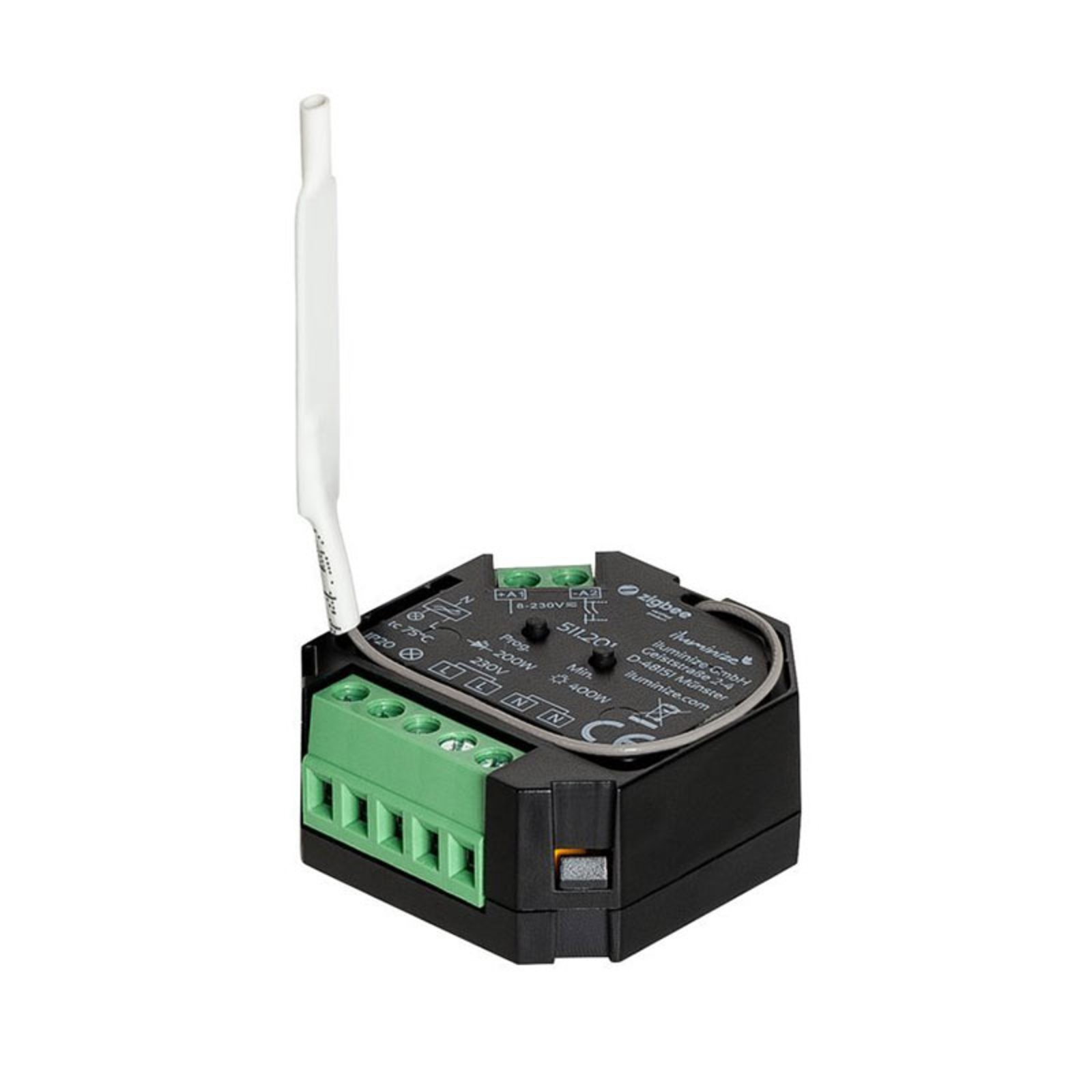 SLV Valeto trailing edge dimmer, max. 200 W, plastic, L: 4.5 cm, W: 4.5 cm, H: 2.2 cm