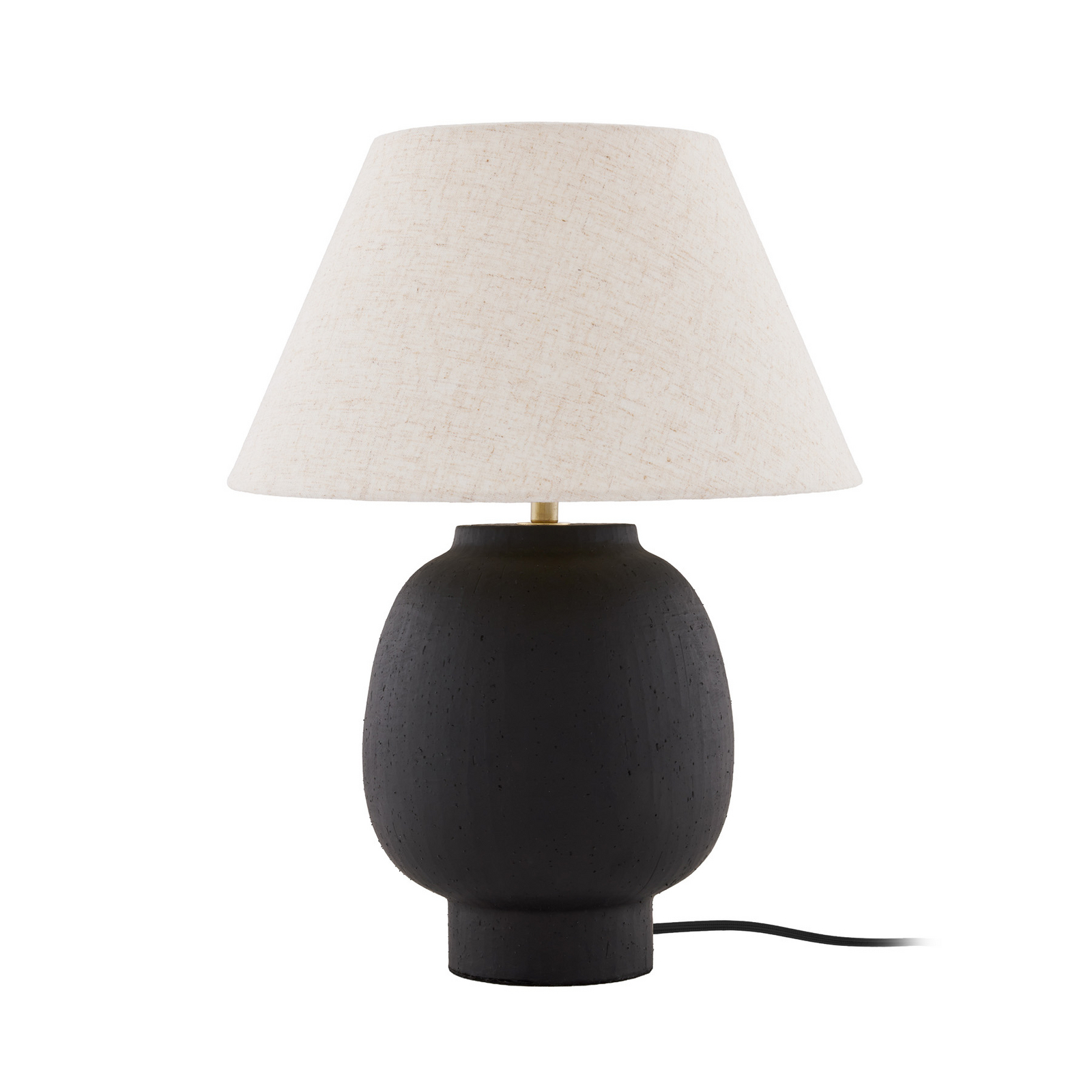Globen Lighting Lorenzo stolna lampa, crna, visina 46 cm, keramika Globen Lighting Lorenzo stolna lampa, crna, visina 46 cm, keramika