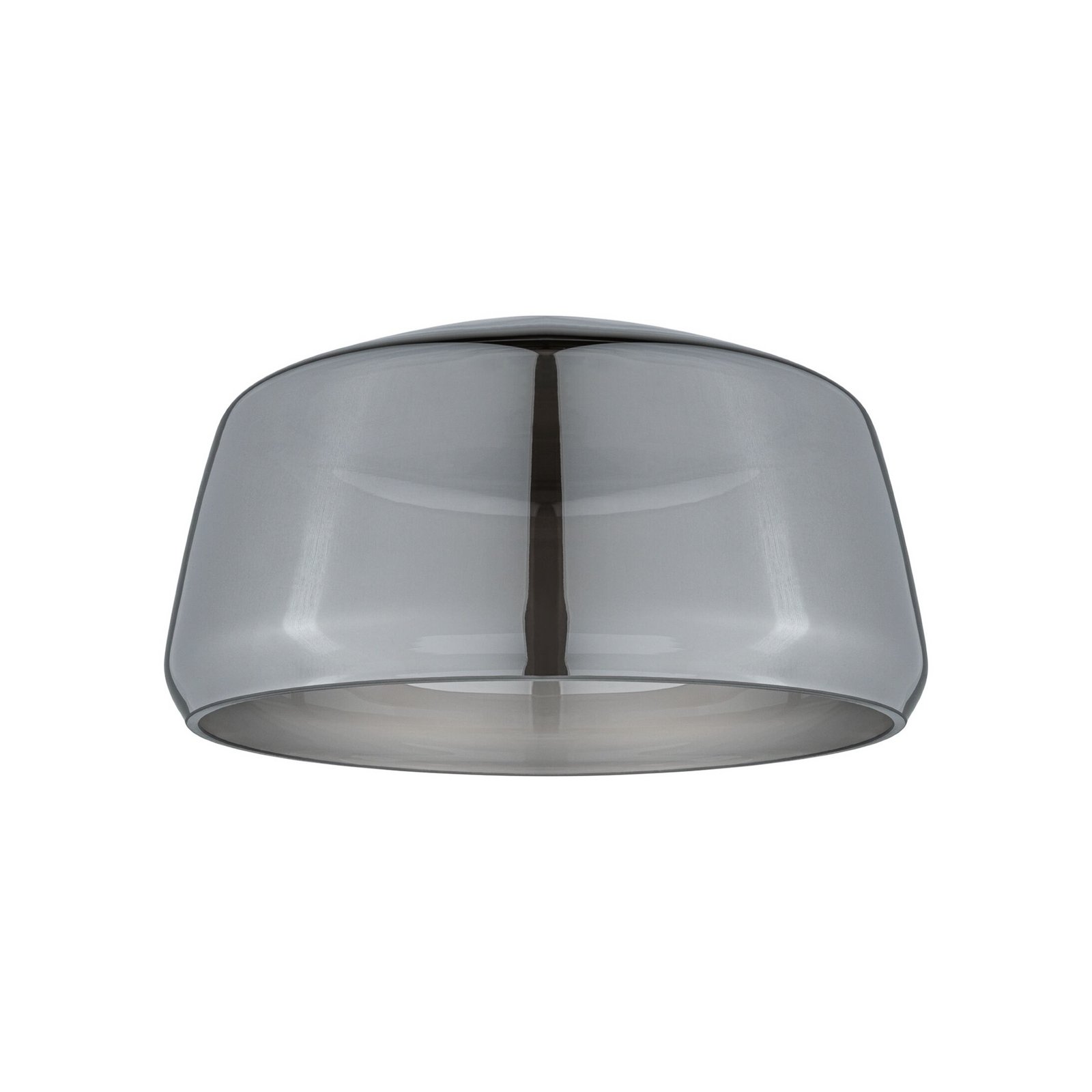 Paulmann URail-lampenkap Neila 2Easy, Ø 23 cm, rookglas