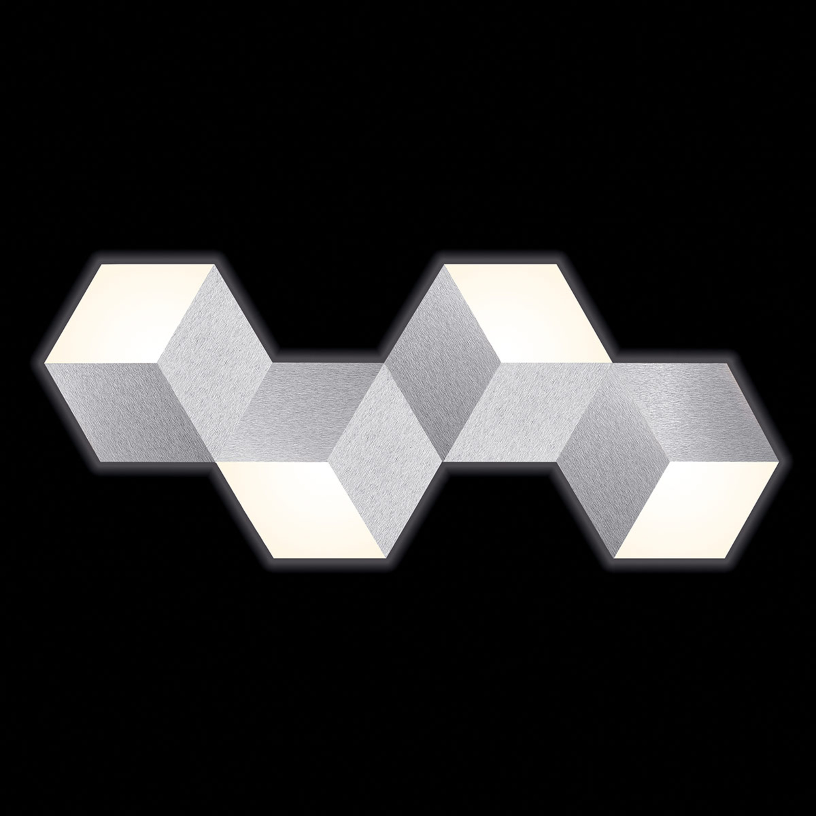 GROSSMANN Geo LED-Wandleuchte in abstrakter Form