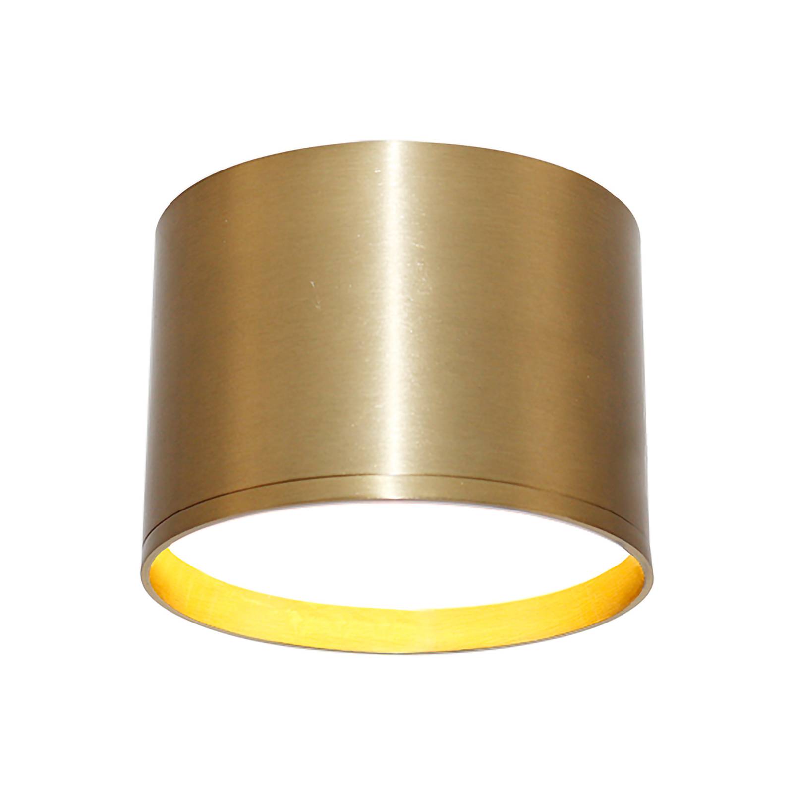 Lindby Nivoria LED-spotlight Ø 12 cm guld