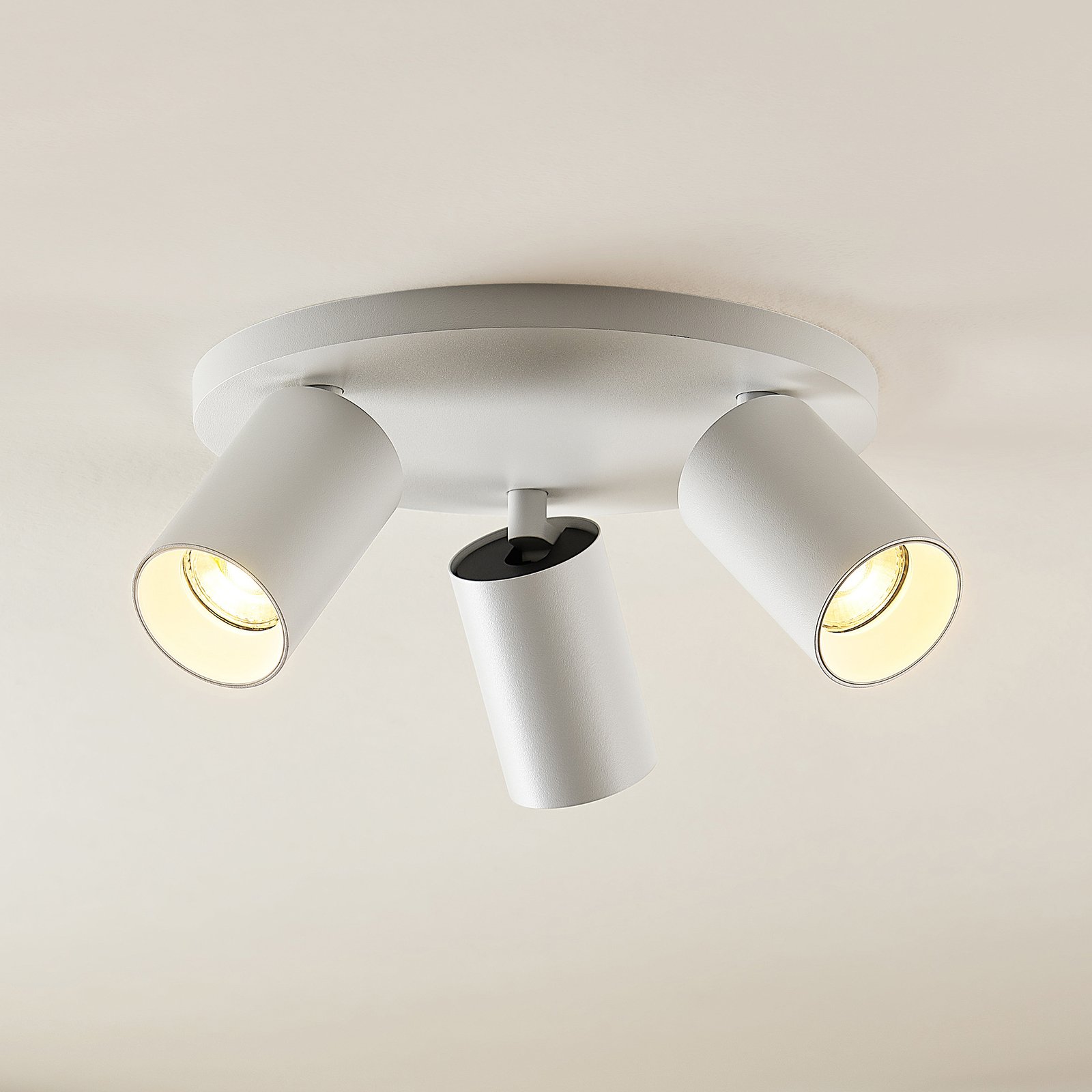 Brinja 3 Round Ceiling Lamp White - Arcchio