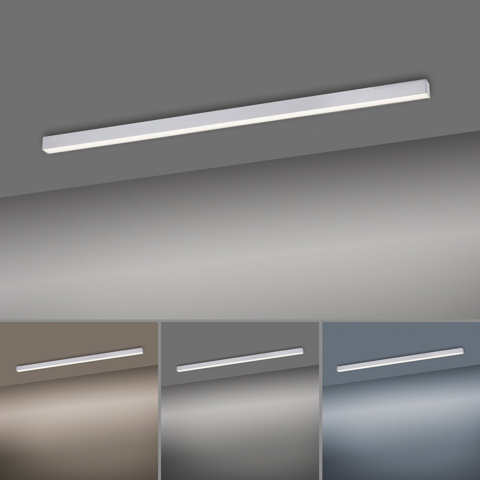 Lines Straight LED-Deckenlampe, diamond, 110 cm, CCT - PURE Lines Straight LED-Deckenlampe, diamond, 110 cm, CCT - PURE
