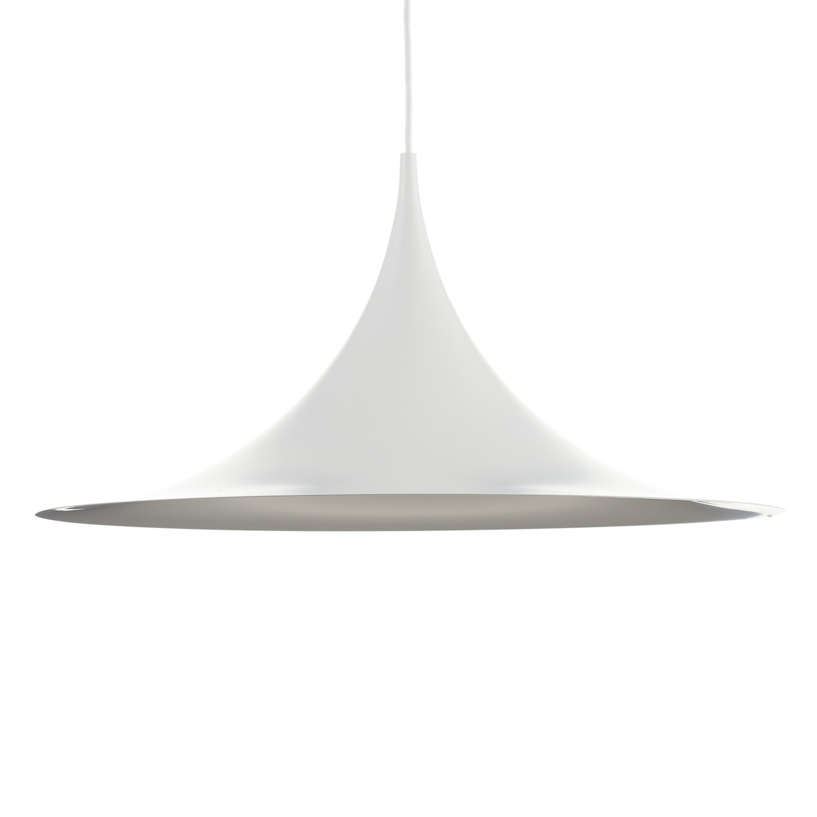 Lampa wisząca Semi firmy Gubi, Ø 60 cm, biała