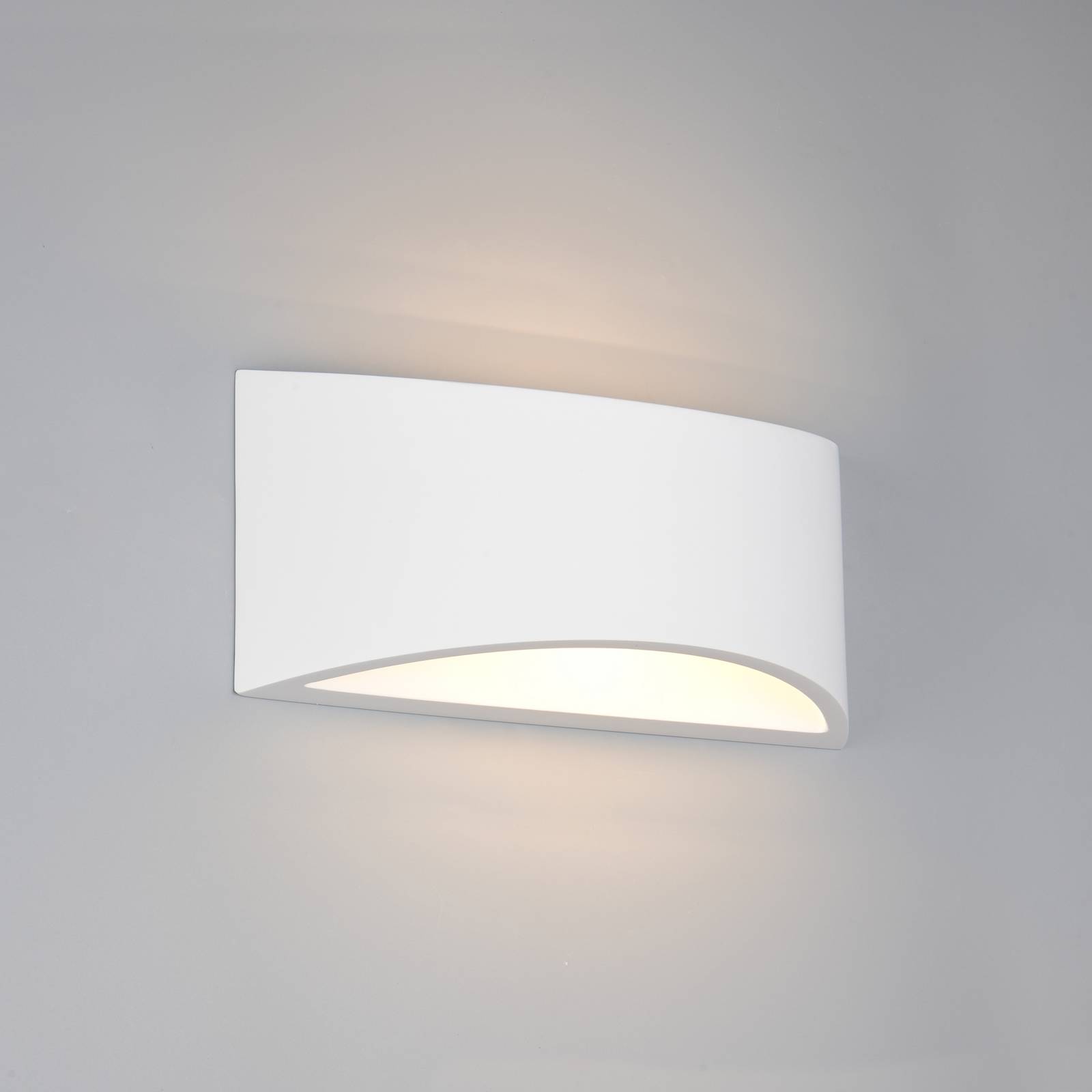  Trio Lighting Wandleuchte Wacadia, Weiß, Breite 30 Cm, Gips 