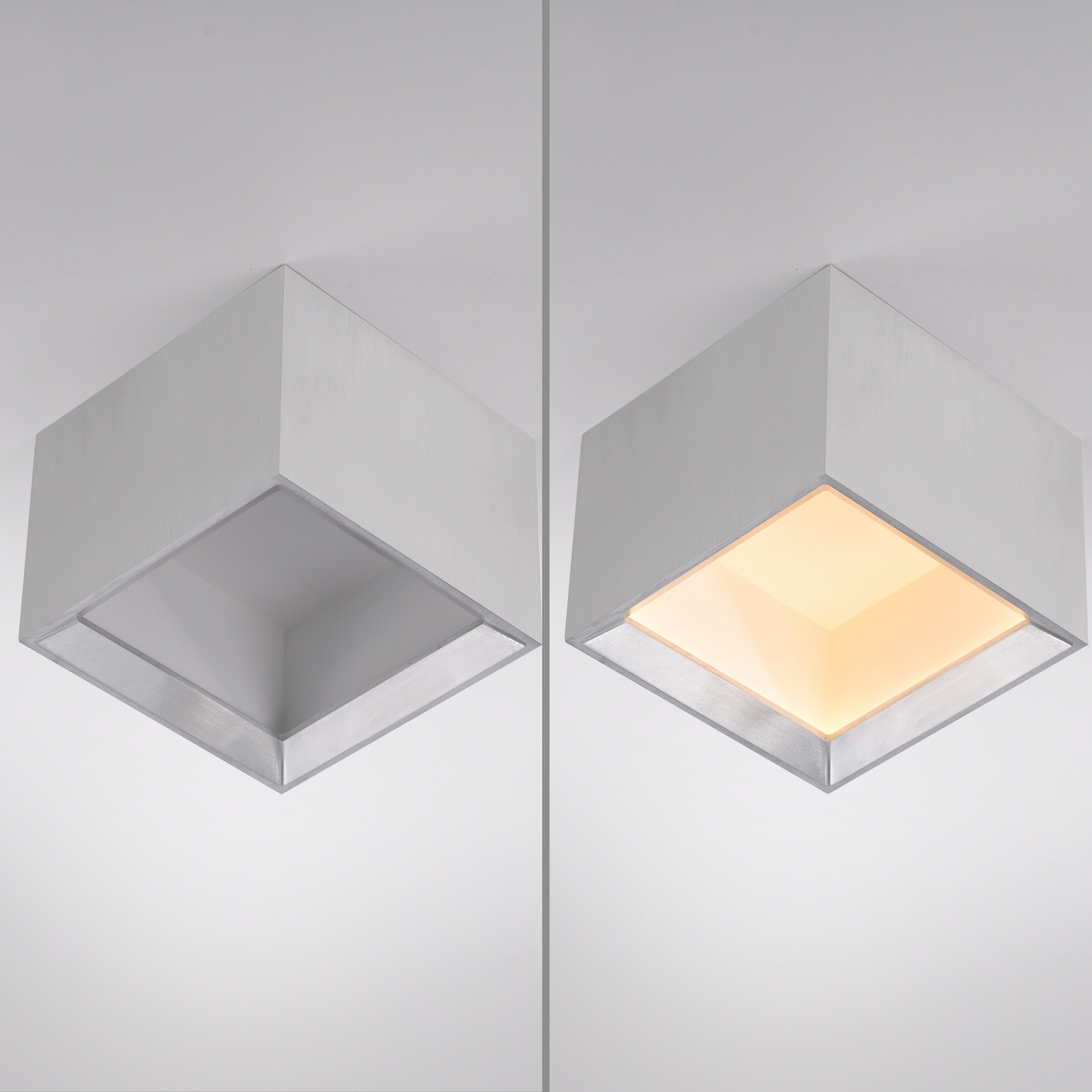 LED-stropna svetilka PURE Manhatten, stone, 1-žarilna, CCT