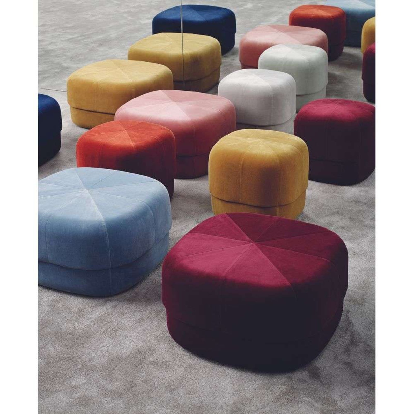 Circus Pouf Small Yellow - Normann Copenhagen