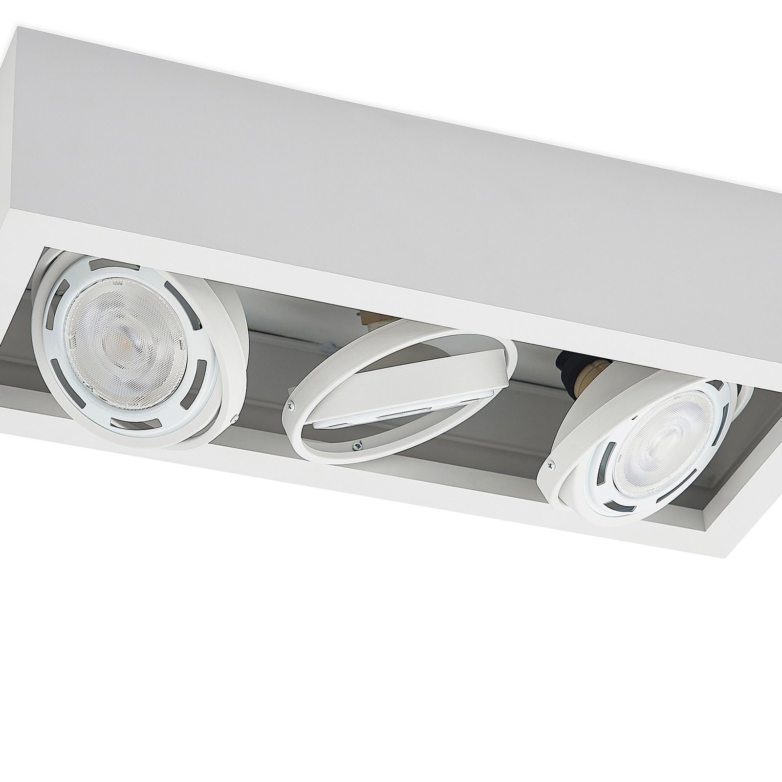 Arcchio Ilina surface-mounted light, 3-bulb, white