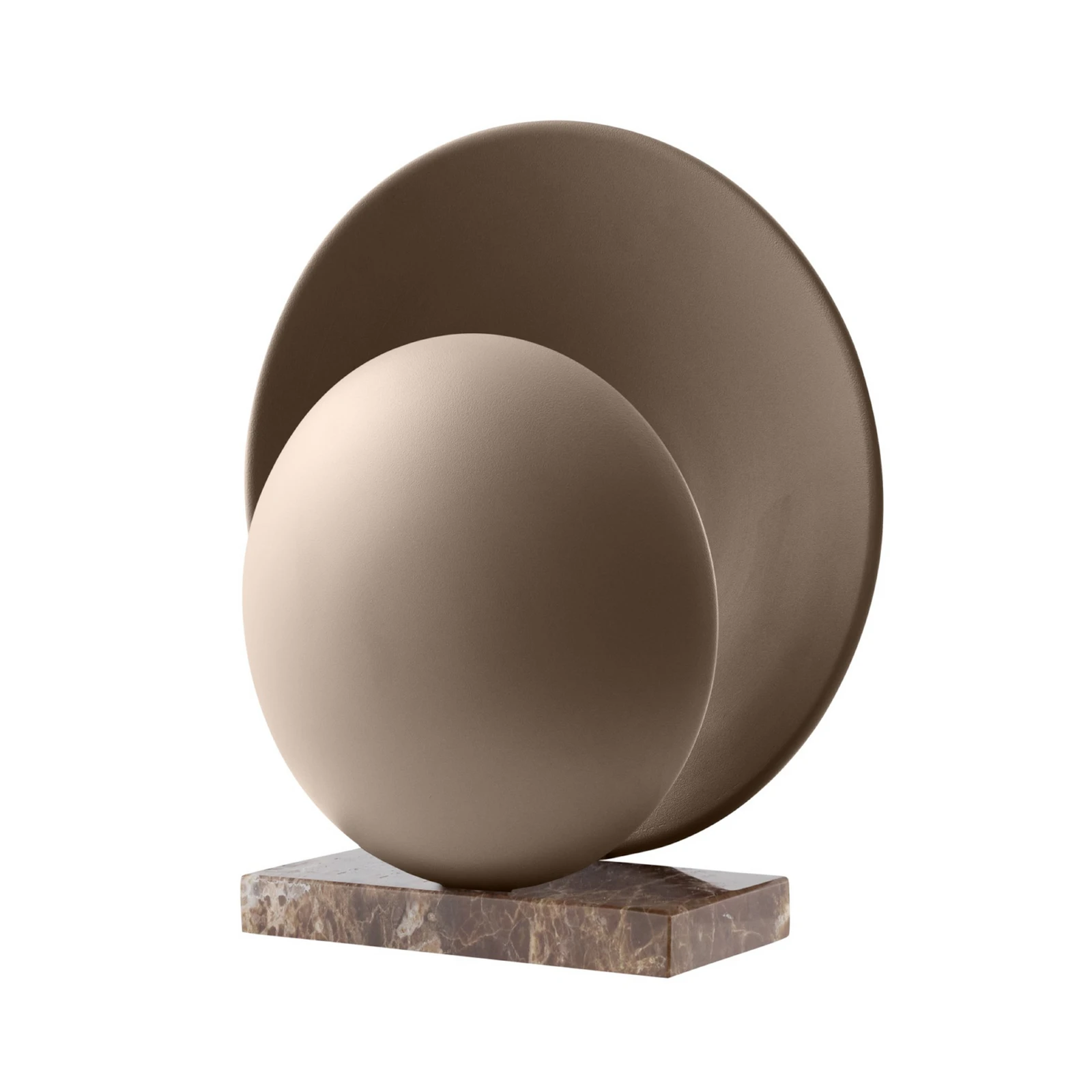 Globen Lighting Tischlampe ORBIT, braun Höhe 32 cm Marmorfuß