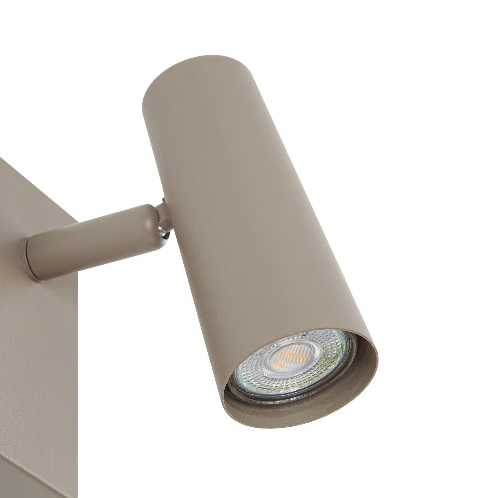 Lindby sienas lampa „Iluna“, 1 spuldze, kafijas brūna, metāls, GU10 Lindby sienas lampa „Iluna“, 1 spuldze, kafijas brūna, metāls, GU10