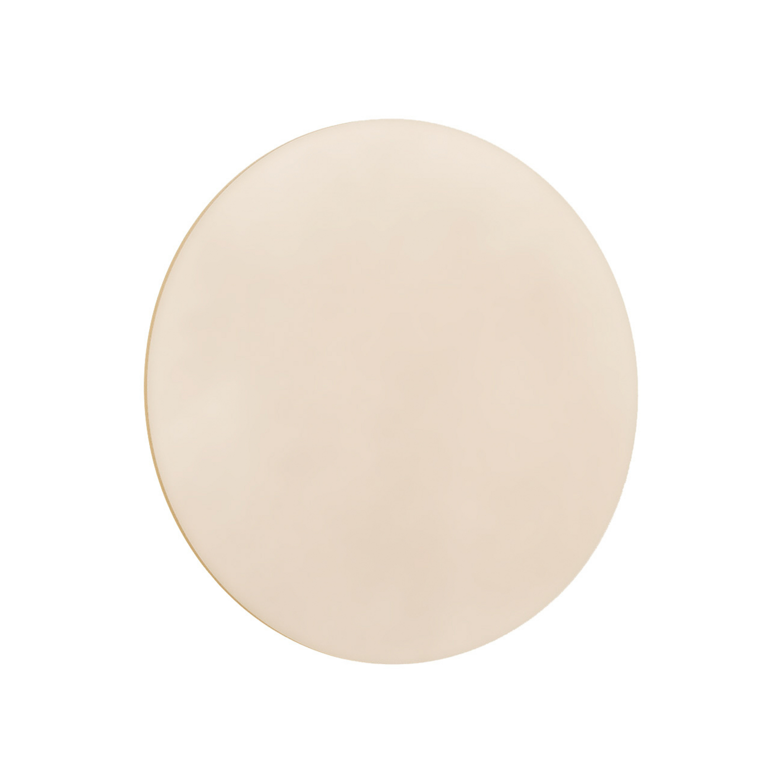 Applique murale LED Orios Plus, couleur sable, métal, Ø 30 cm