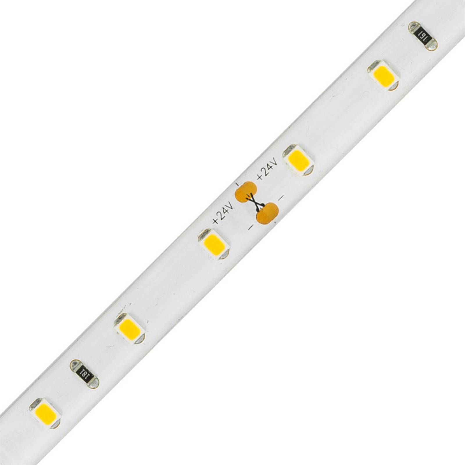 EVN STR2024 LED strip IP20 5 m 24 W 2,700 K, plastic, 24 W, L: 500 cm, W: 0.8 cm, H: 0.2 cm