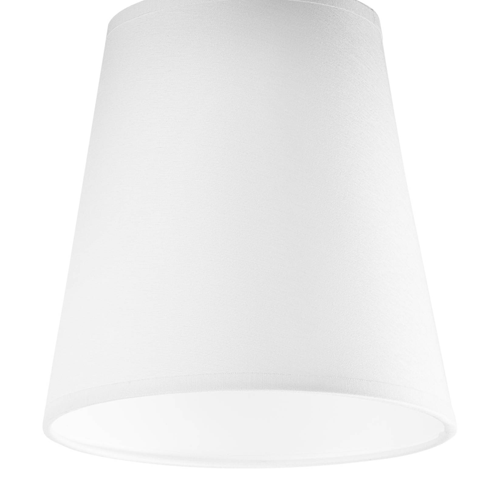 E-shop Envostar Risco stropné svietidlo s 1 svetelným textilným tienidlom biele