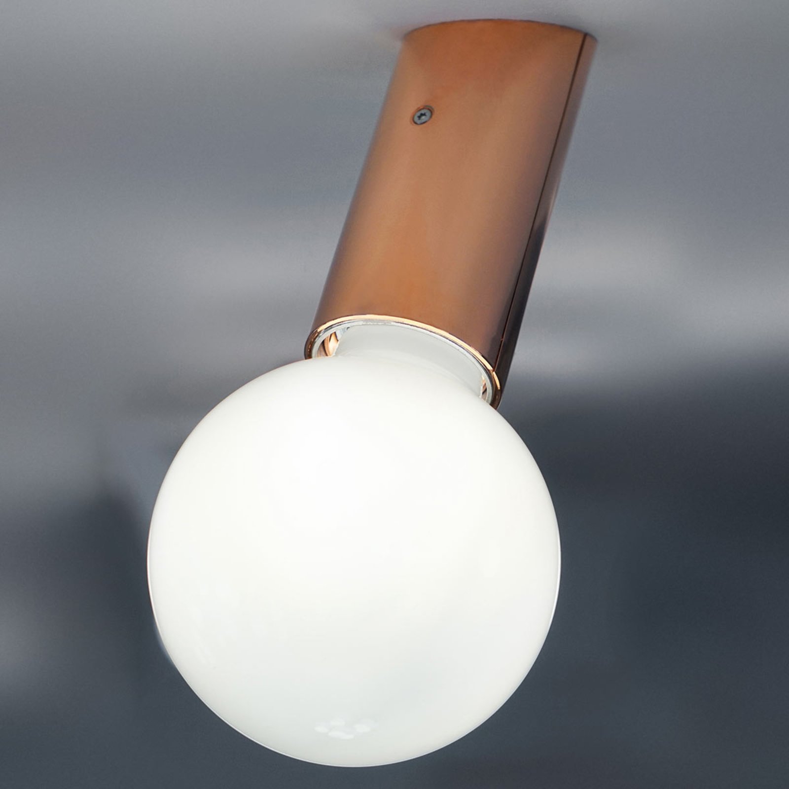 next DNA Easy - one-bulb ceiling light, copper