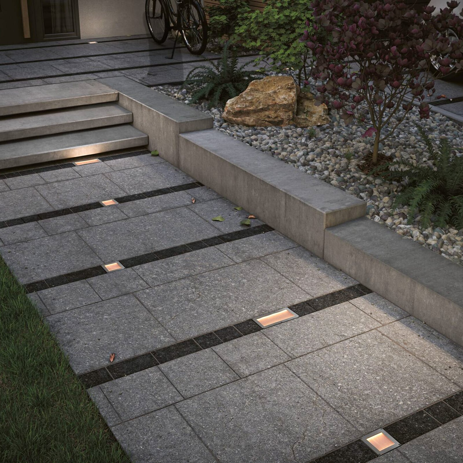 Paulmann LED solárna podlahová svietidlo Sorea, železná, dĺžka 10 cm, 2200 K Paulmann LED solárna podlahová svietidlo Sorea, železná, dĺžka 10 cm, 2200 K
