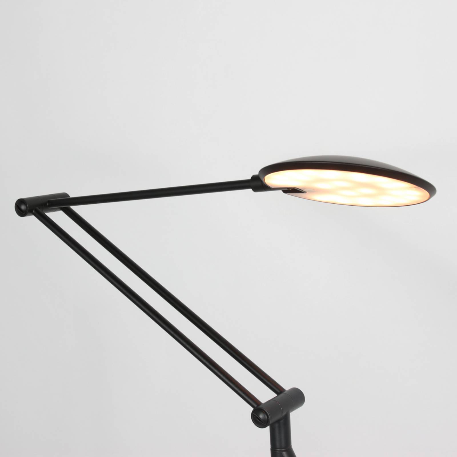 Lampa stojąca LED Zenith2, 1-punktowa, czarna, CCT, pilot