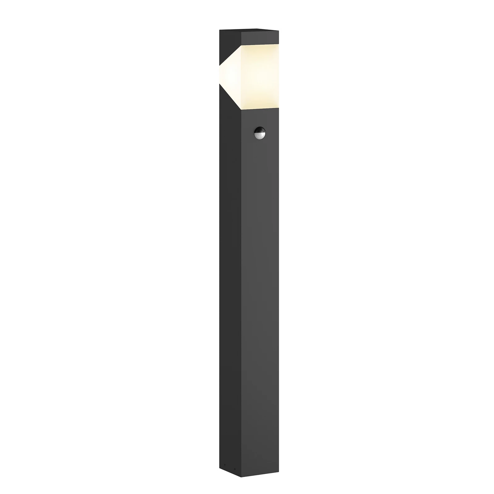 Lucande teevalgusti Kiran, 100 cm, anduriga, hall, IP44, E27