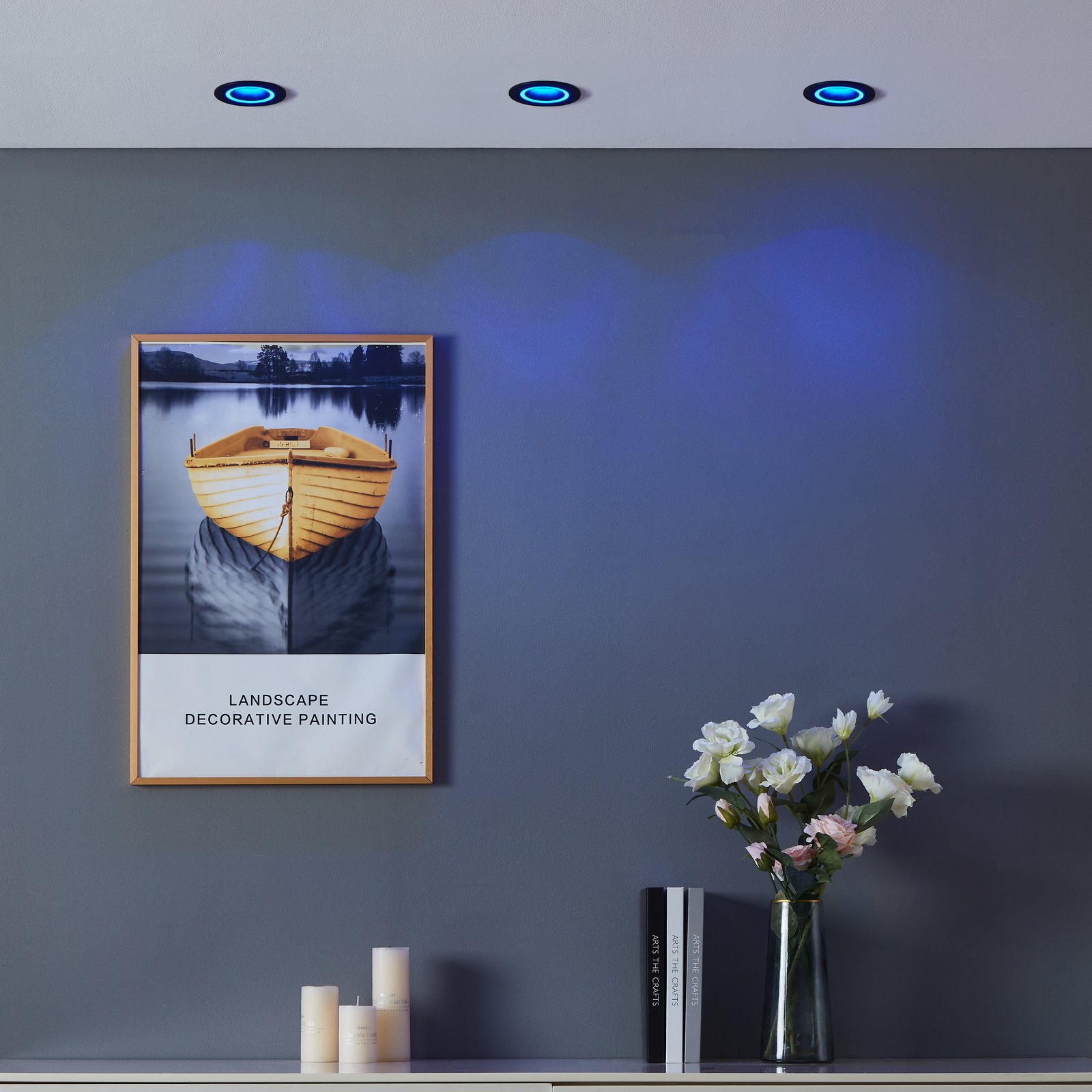 EGLO connect Smart-LED-Leuchte Carosso-Z, Ø 9cm, schwarz