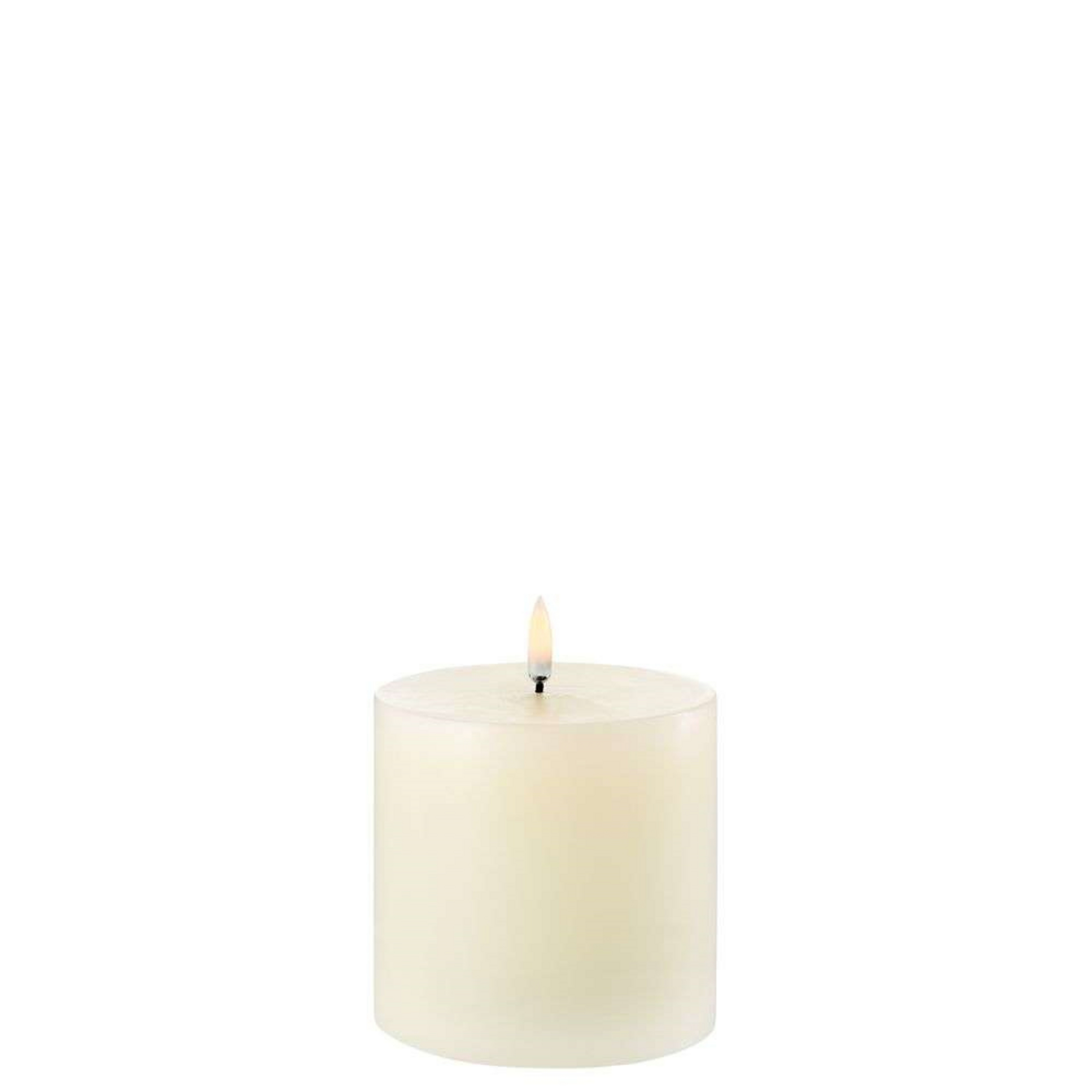 Pilaar Kaars LED 10,1x10 cm Ivory - Uyuni Lighting