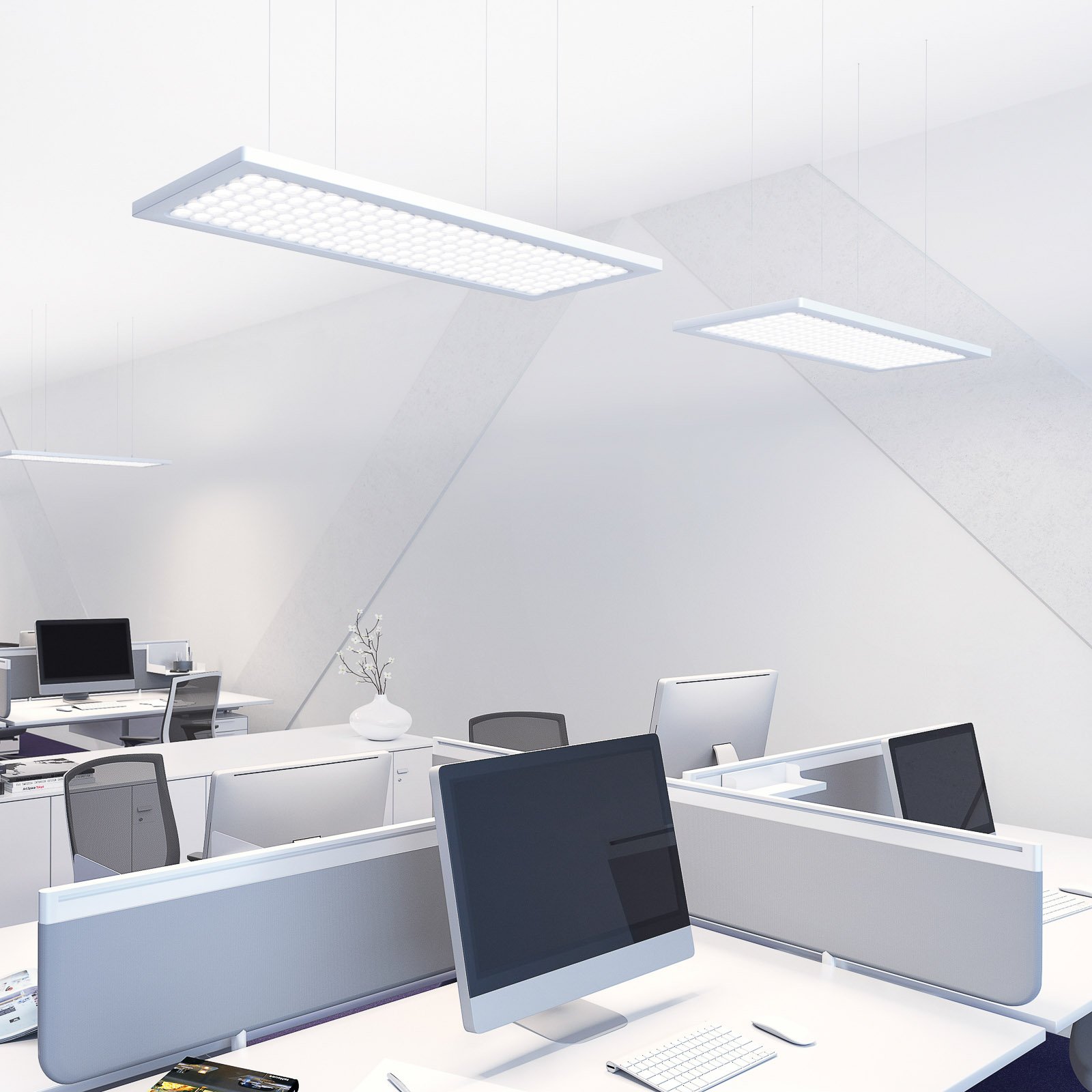 Regent Dime Office LED-Hängeleuchte 51W 3.000K