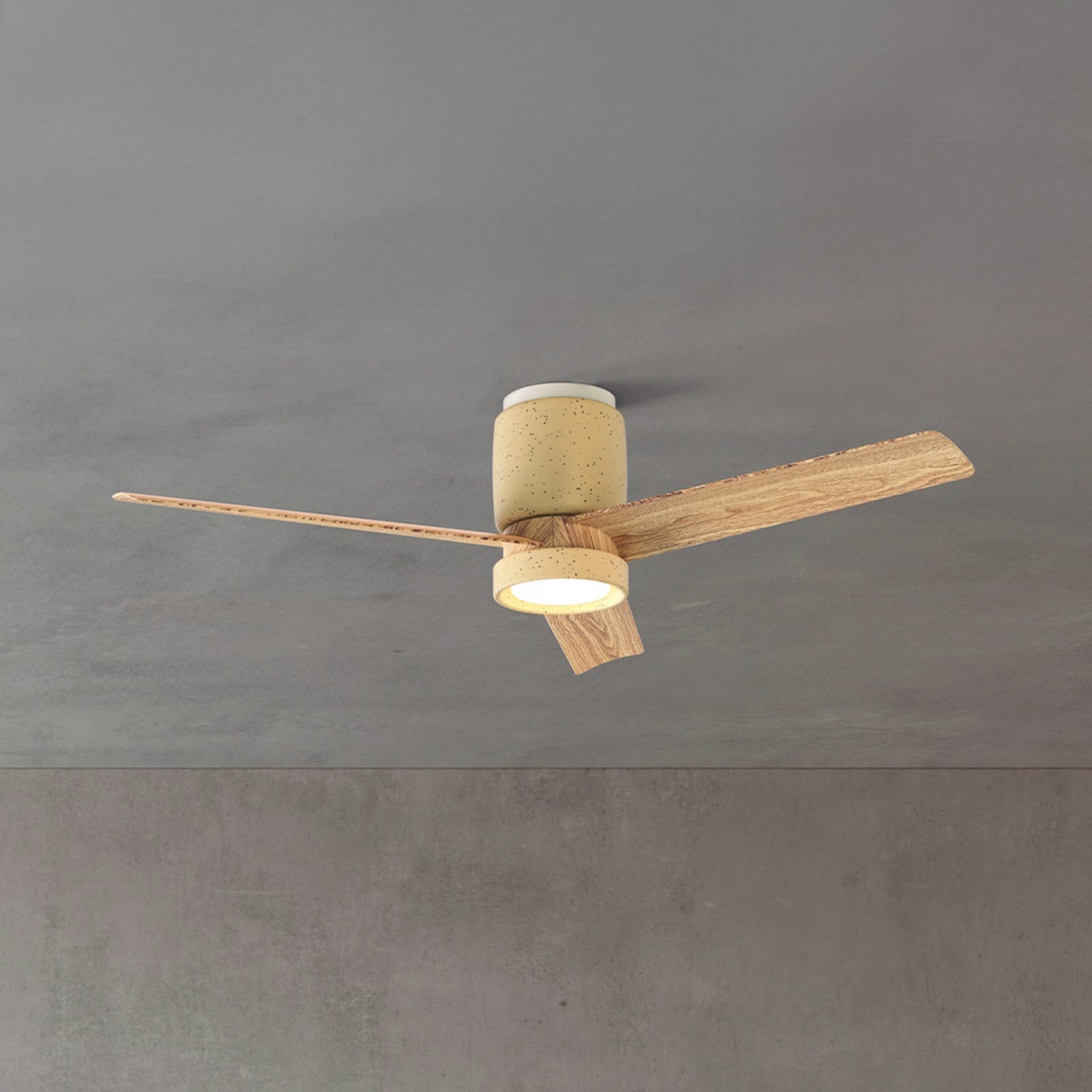 LED plafondventilator Ceramica M beige/hout DC stil - Mantra LED plafondventilator Ceramica M beige/hout DC stil - Mantra