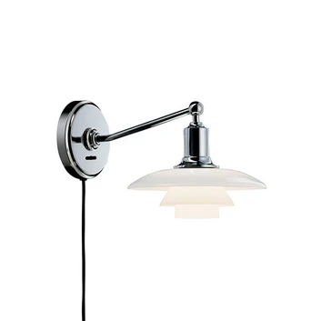 PH 2/1 Wandleuchte White Opal Glass - Louis Poulsen