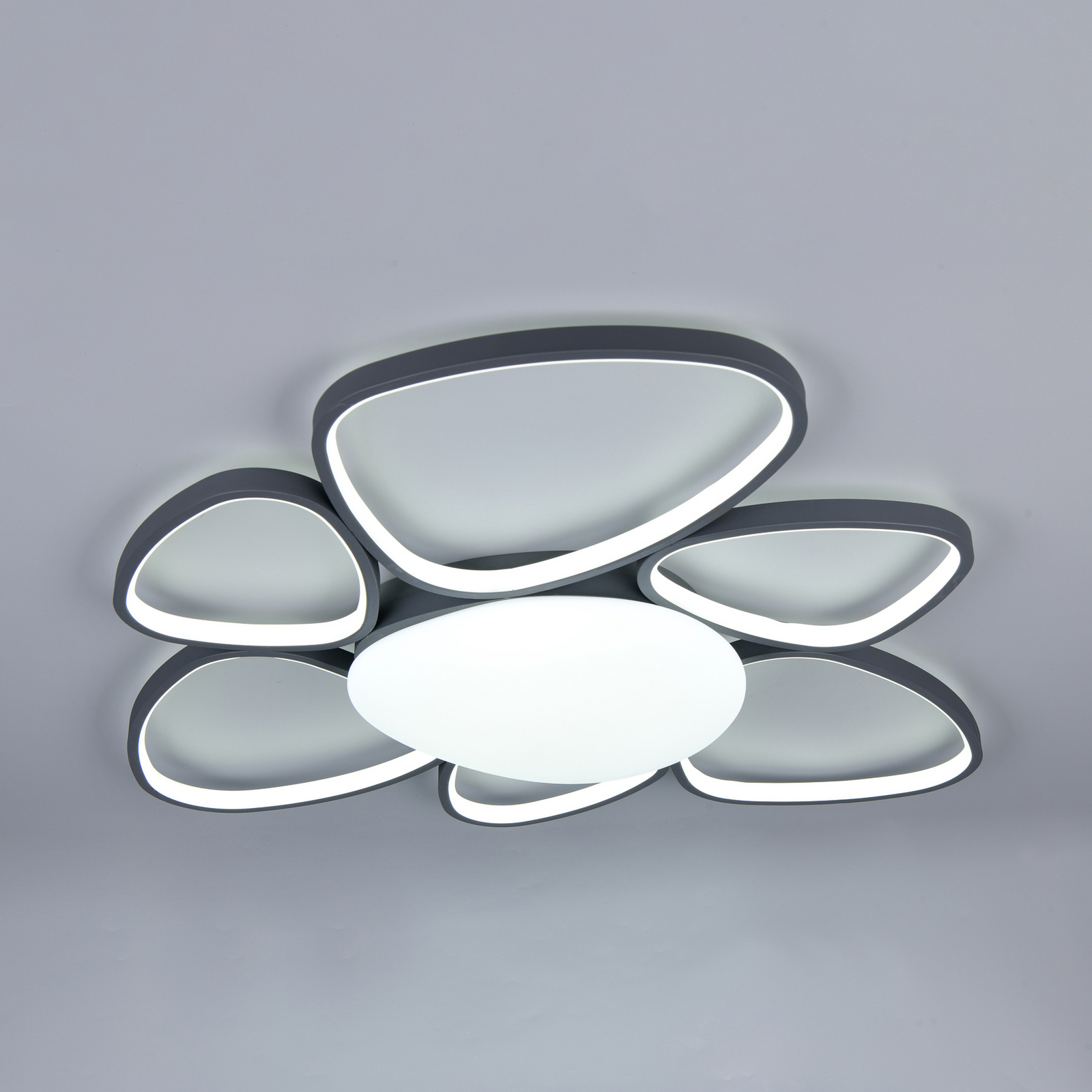 LED plafondlamp Amelio, zwart, 85 cm, CCT, afstandsbediening LED plafondlamp Amelio, zwart, 85 cm, CCT, afstandsbediening