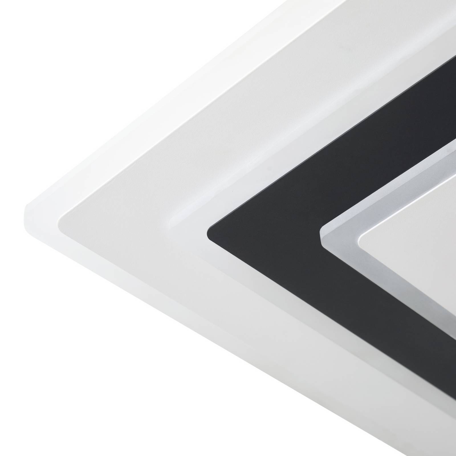 Lampa sufitowa LED Lindby Rebeka, 50 x 50 cm, CCT, ściemniany