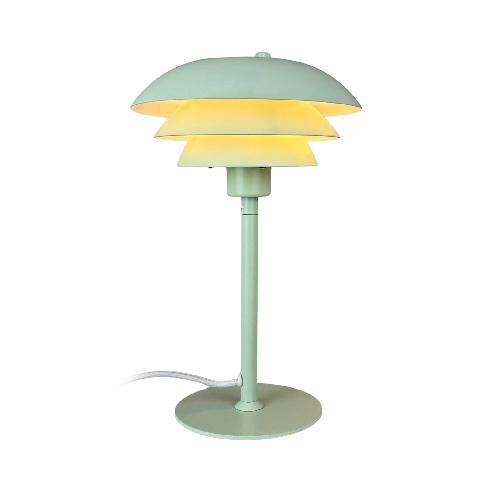Dyberg Larsen bordlampe SIXTEEN, mintgrønn, metall, E27 Dyberg Larsen bordlampe SIXTEEN, mintgrønn, metall, E27