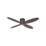 ECO PLANO II Smart Ceiling Fan 132cm Walnut - CasaFan