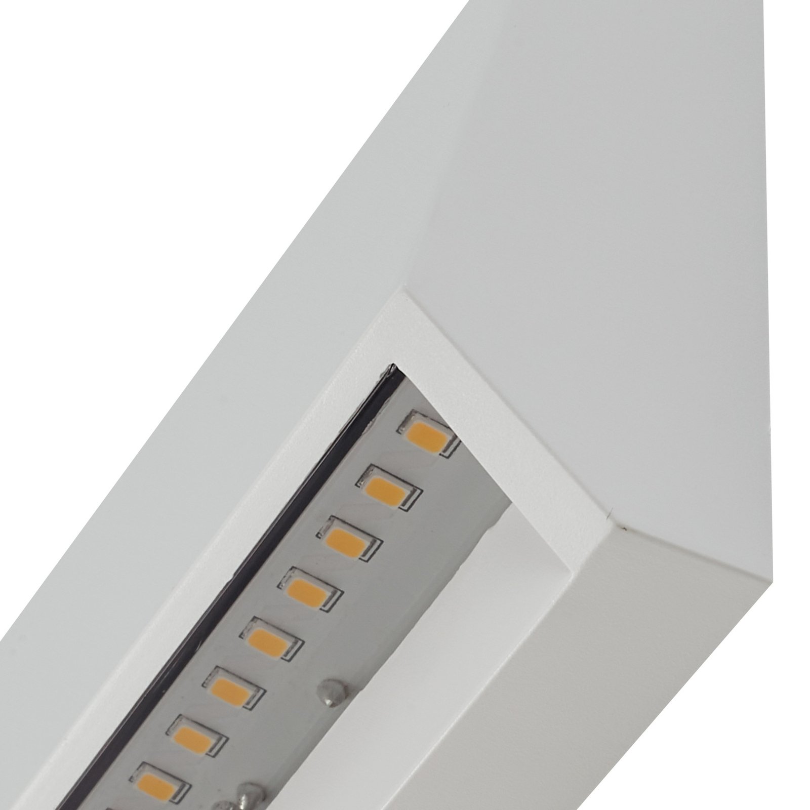 Aplique de parede exterior Lindby LED Appeso, comprimento 16 cm, conjunto