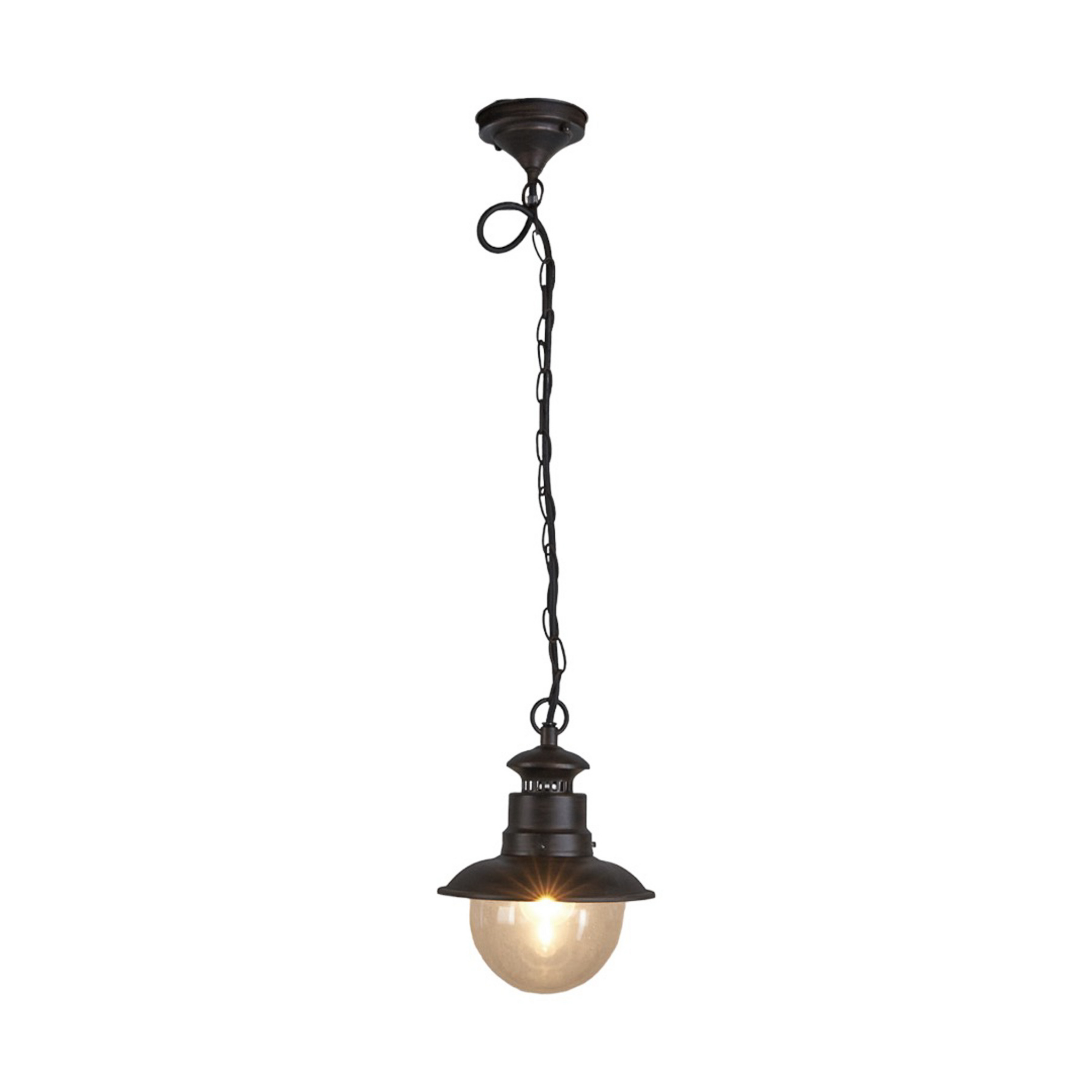 Lindby riippuvalaisin Eddie, ruoste, metalli, IP44, E27
