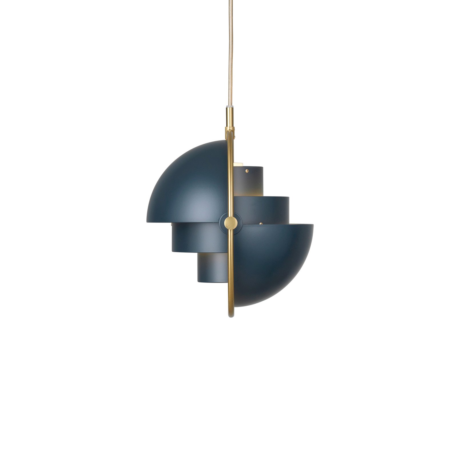 Multi-Lite Suspension S Laiton/Midnight Blue - GUBI