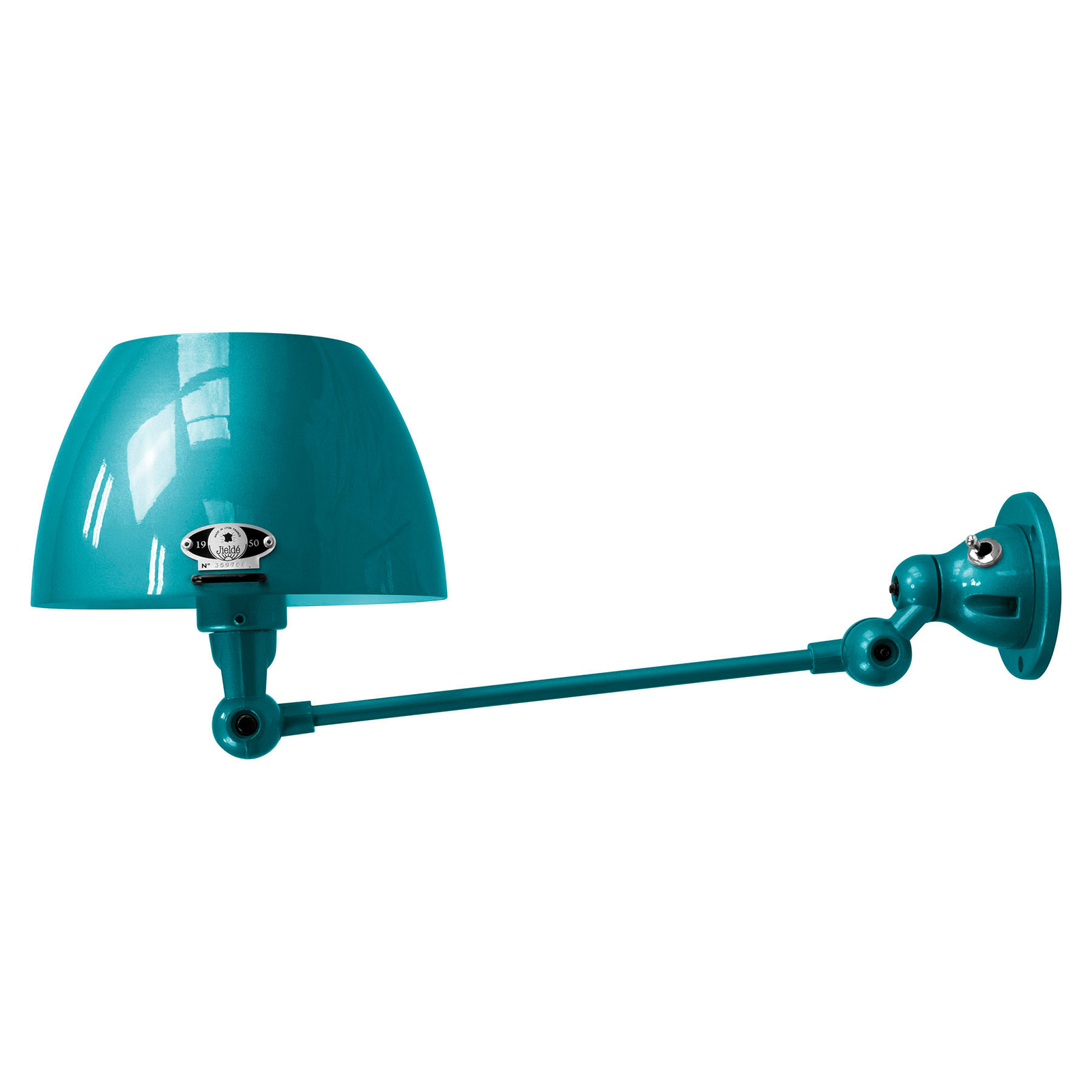 Jieldé Aicler AIC301 wall lamp arm ocean blue