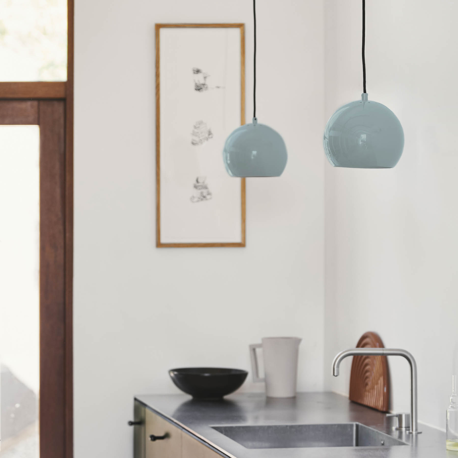 Ball Pendant Ø18 Glossy Mint - Frandsen