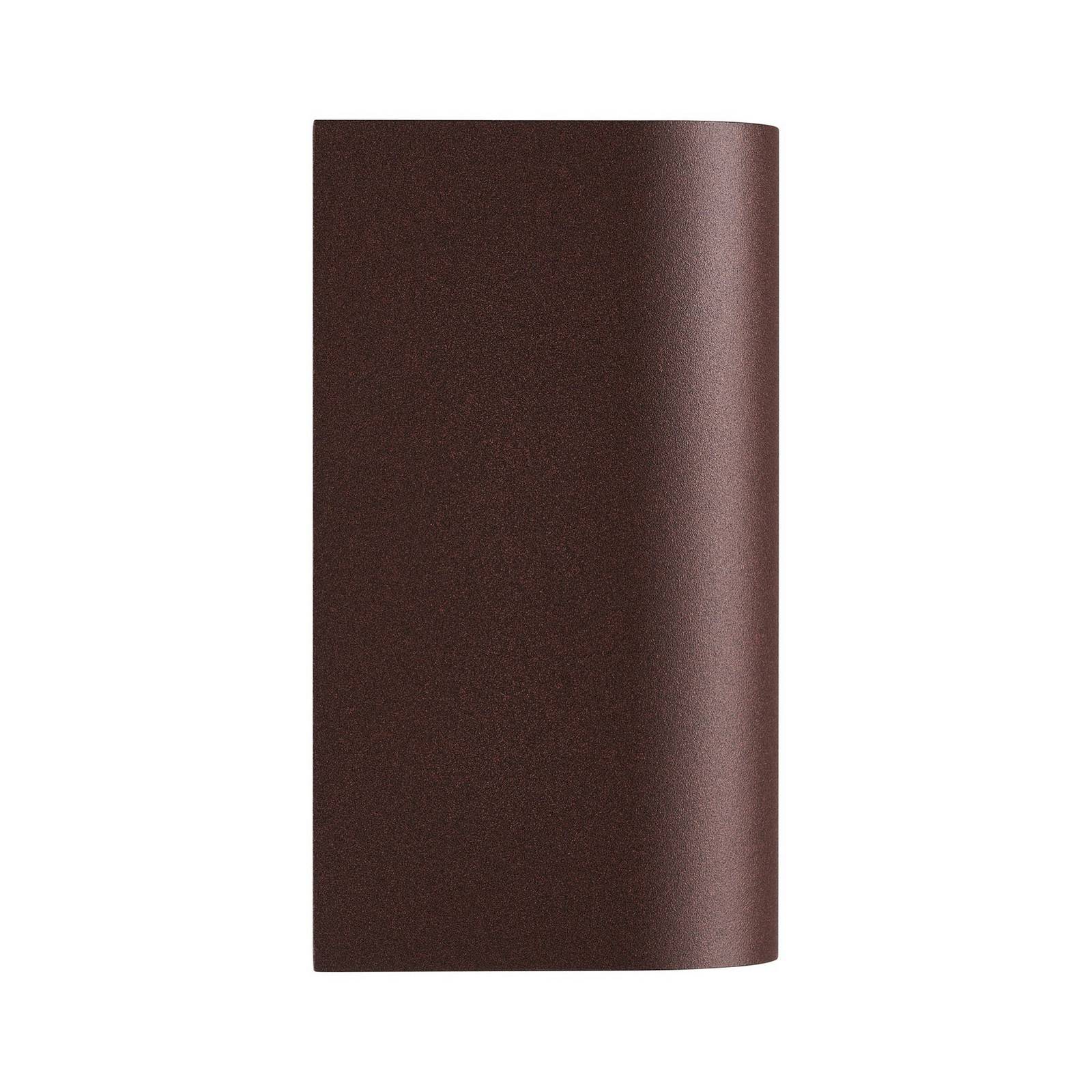 Kinkiet zewnętrzny Dion Double, rdza, GU10, aluminium, IP44