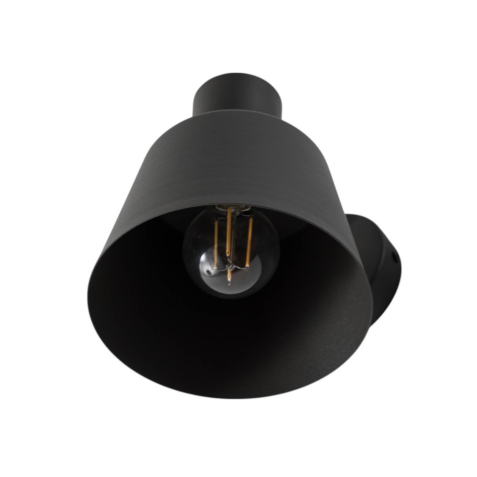 Wandleuchte Dunka, olivgrün, 1-flammig, Stahl, Höhe 17 cm günstig online kaufen