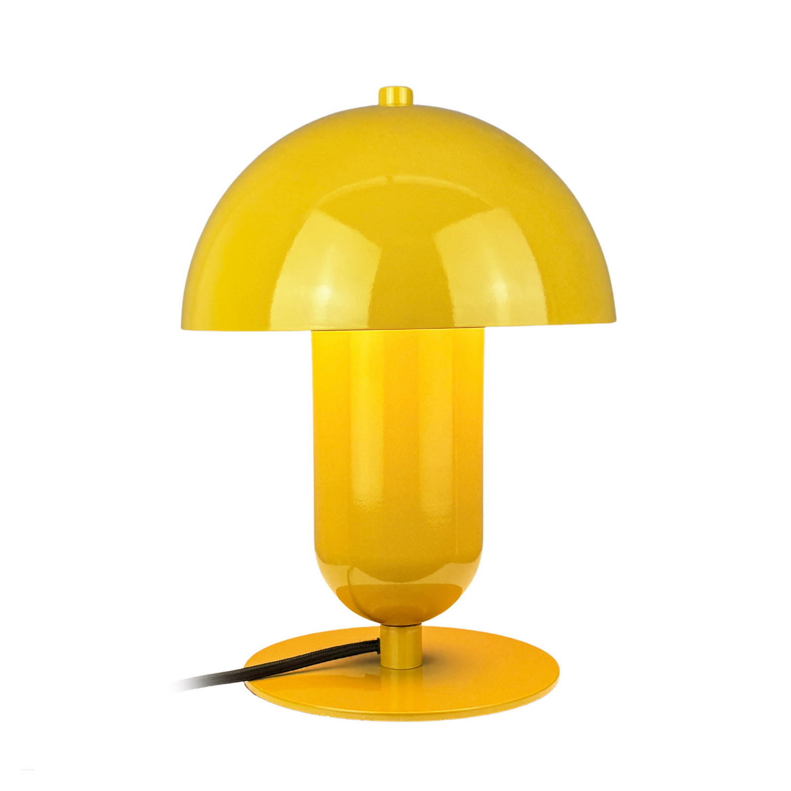 Stolní lampa Movie, kari žlutá, kov, E27 – Dyberg Larsen Stolní lampa Movie, kari žlutá, kov, E27 – Dyberg Larsen