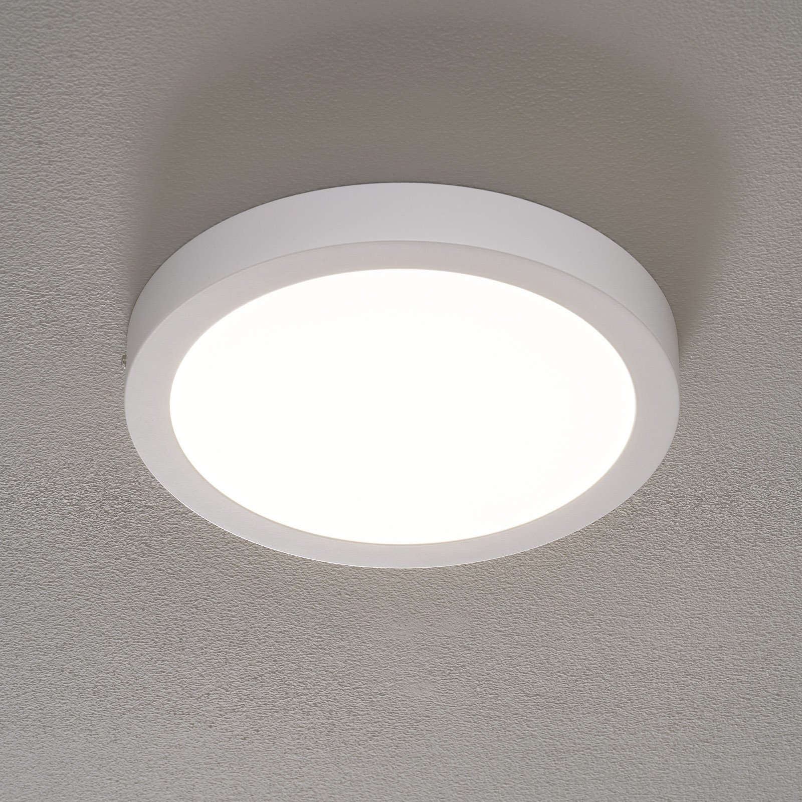 EGLO CONNECT connect Fueva-C lamp round 30 cm white, for Hallway, metal, plastic, 21 W, energy efficiency: A+, H: 4 cm