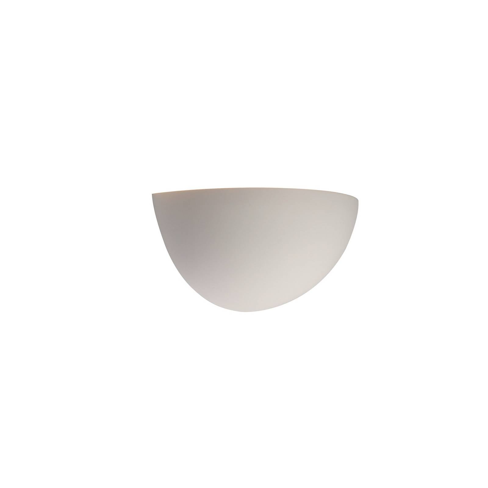SLV Wandlampe Plastra 101, weiß, Gips, Breite 14 cm
