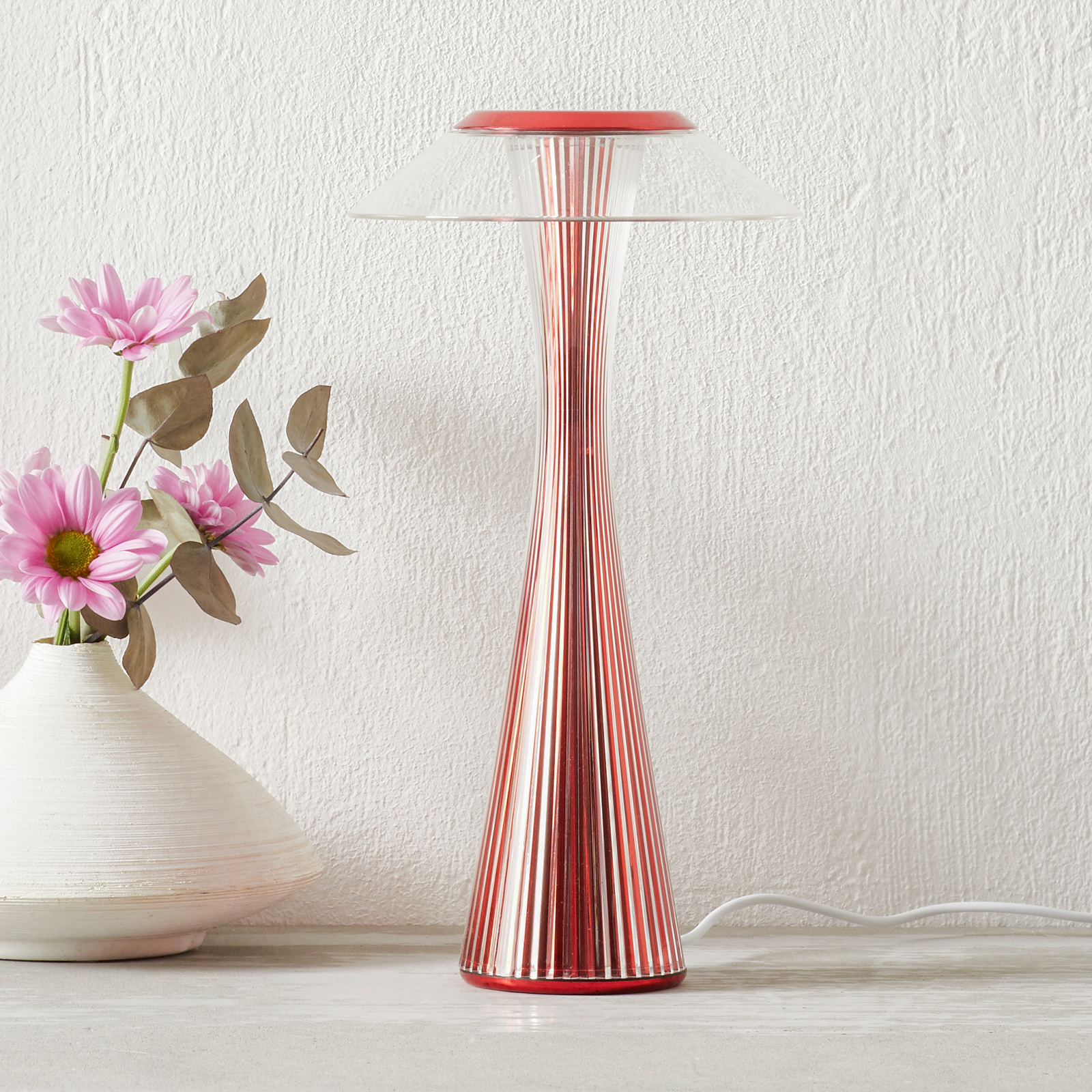 Kartell Space LED da tavolo rosso Limited Edition