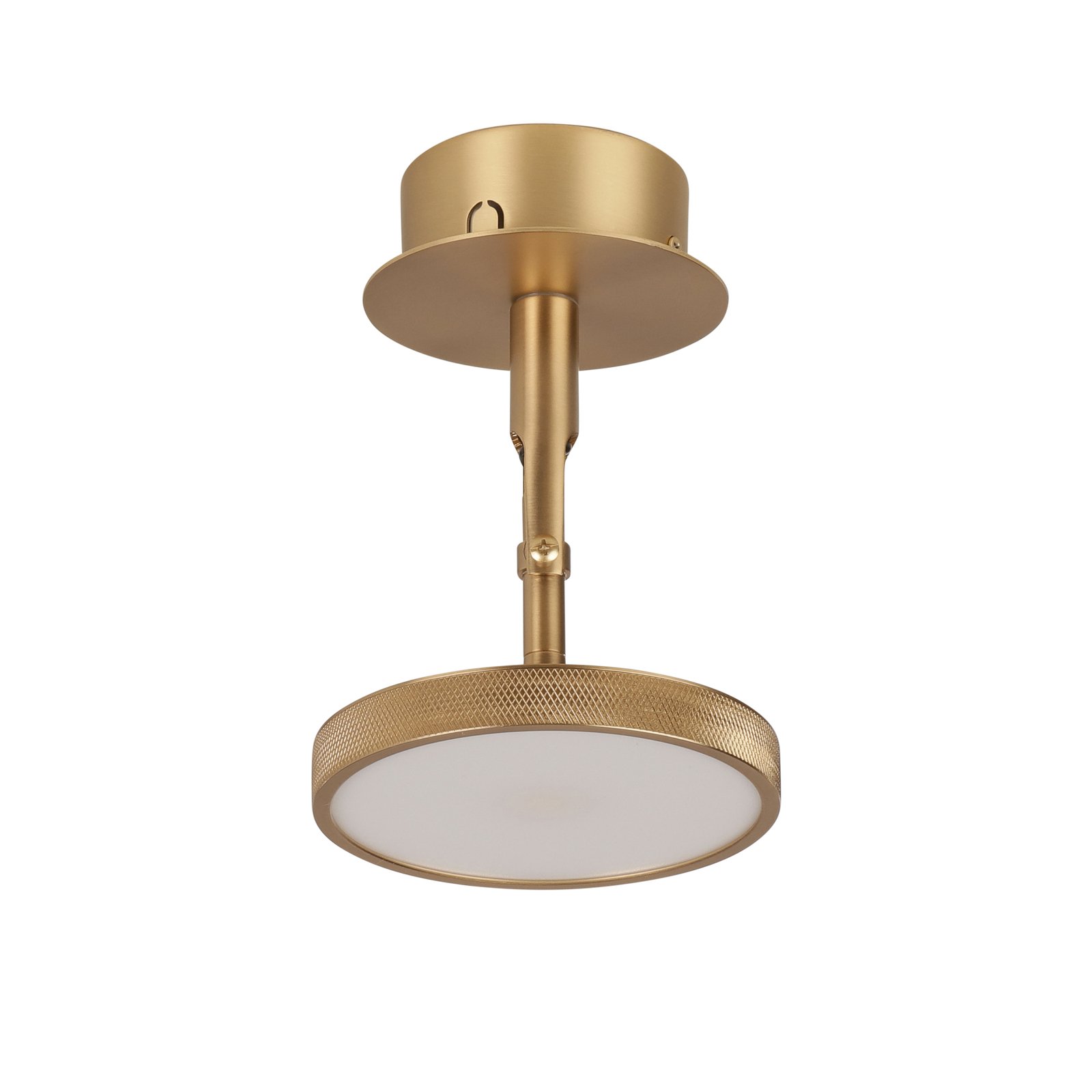 UMAGE LED spotlight Asteria Spot, Ø 12 cm, brass-plated