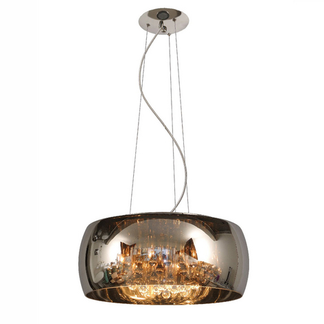 Hängeleuchte Pearl aus Glas, Ø 50 cm