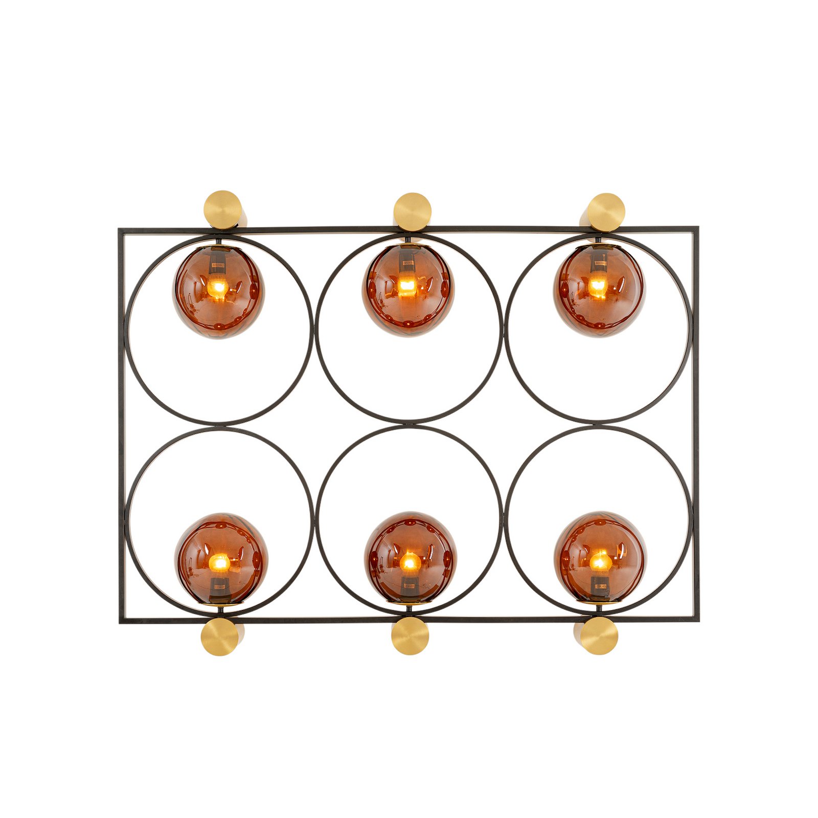 KARE Balance Circle wall light, plug, 122 cm, E27